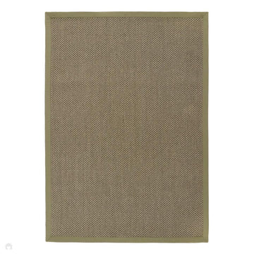 Sisal Border Plain Hand-Woven Textured Natural Fibre Flatweave Sage Green/Sage Border Rug-Origins-Rug Love - The Most Loved Rug Store
